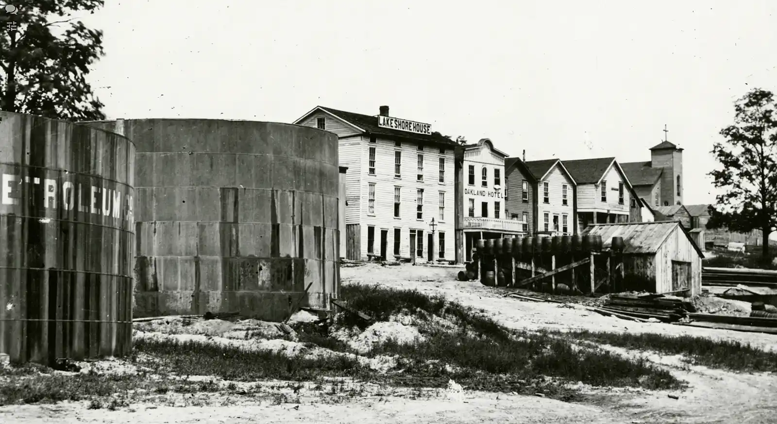 Fire Destroys Lake Shore Block in Petroleum Centre (Apr. 7, 1869)