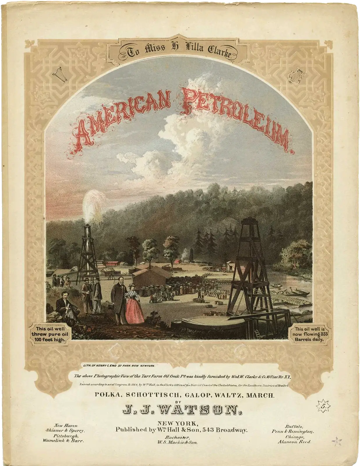 Oil Well Disputes Disrupt Production (Apr. 7, 1864)